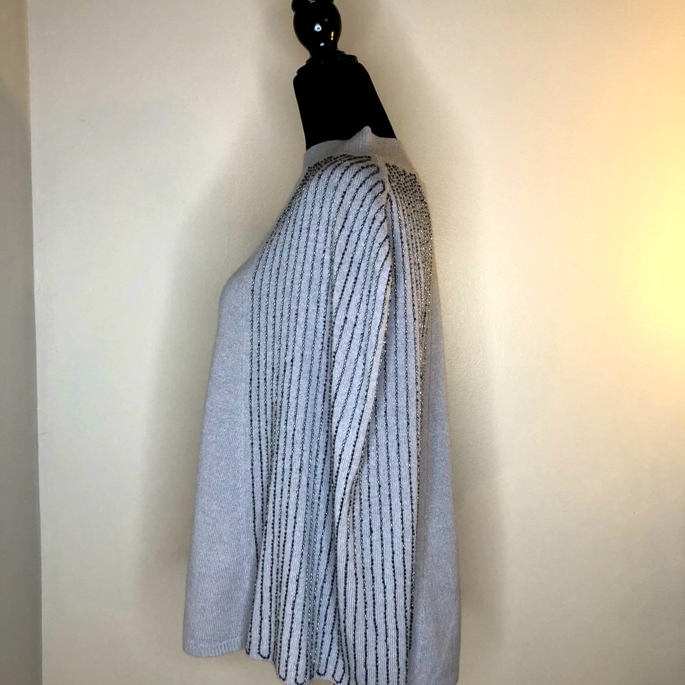 Max Studio beaded cape - Picture 2 of 8